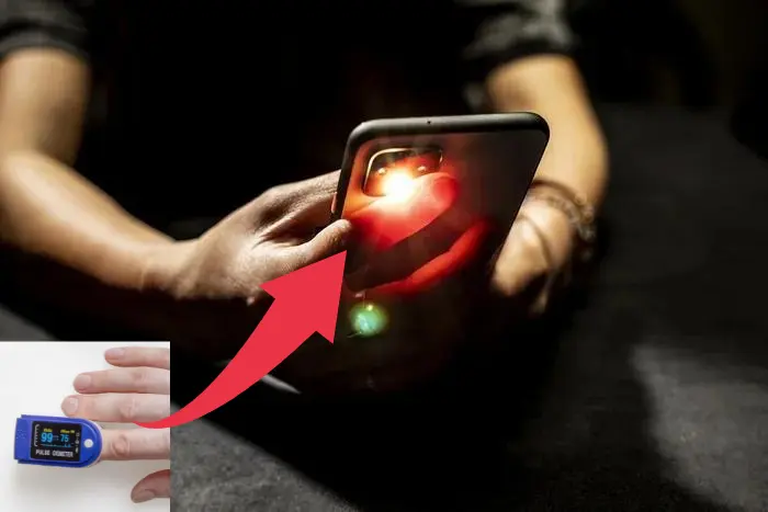 Smartphone’s camera Measures blood oxygen through flash up to 70% at Home.
